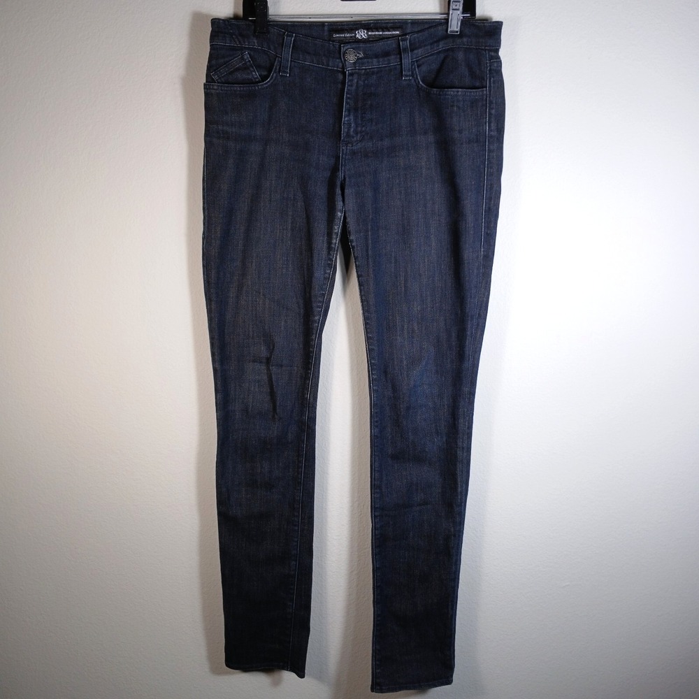 Rock & Republic Women's Limited‎ Edition Boot cut Jeans Blue Size 31 Dark JD85